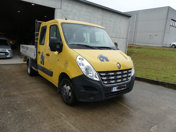 Camionnette plateau double cabine Renault Master DCI150 (2012-171.164 km-VIN:VF1MBH6F346533282) - Utilitaire plateau, Utilitaire double cabine: photos 2 Camionnette plateau double cabine Renault Master DCI150 (2012-171.164 km-VIN:VF1MBH6F346533282) - Utilitaire plateau, Utilitaire double cabine: photos 2