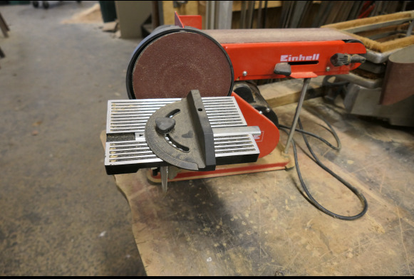 Ponceuse à bande + lapidaire Einhell TC-US 400 - Machine à bois: photos 4 Ponceuse à bande + lapidaire Einhell TC-US 400 - Machine à bois: photos 4