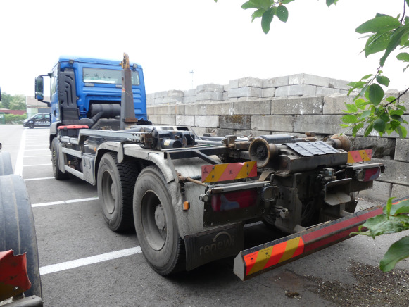 REF:1291 - Camion porte container MAN TGS (2014-500.187 km) - Camion porte-conteneur/ Caisse mobile: photos 4 REF:1291 - Camion porte container MAN TGS (2014-500.187 km) - Camion porte-conteneur/ Caisse mobile: photos 4