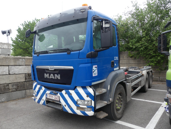 REF:1291 - Camion porte container MAN TGS (2014-500.187 km) - Camion porte-conteneur/ Caisse mobile: photos 1 REF:1291 - Camion porte container MAN TGS (2014-500.187 km) - Camion porte-conteneur/ Caisse mobile: photos 1