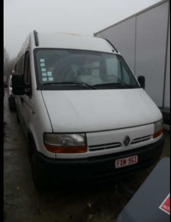 Minibus, Transport de personnes REF:16 - Camionnette minibus Renault Master (2002-75.358 km): photos 1