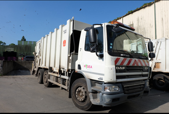REF : 7 - Camion poubelle DAF CF75 - Benne à ordures ménagères: photos 1 REF : 7 - Camion poubelle DAF CF75 - Benne à ordures ménagères: photos 1