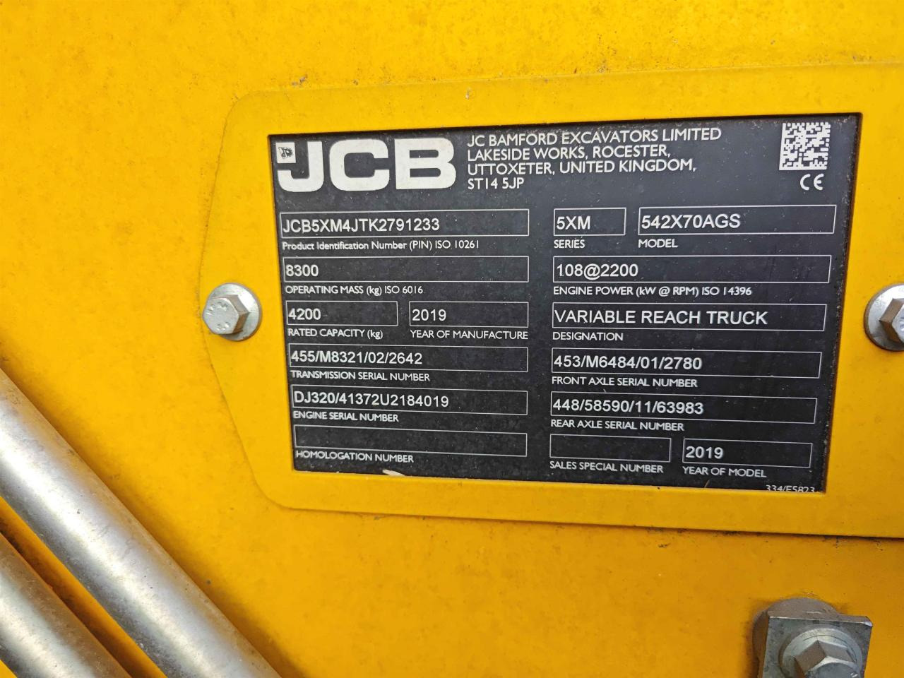 JCB 542-70 - Chariot télescopique: photos 4 JCB 542-70 - Chariot télescopique: photos 4