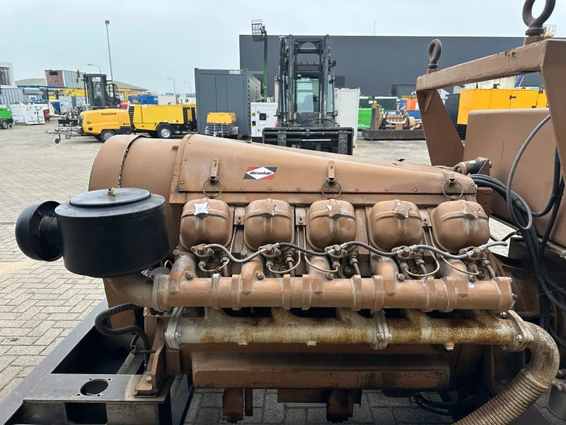 Groupe électrogène Alsthom V102 unelec 140 kVA generatorset ex Emergency Noodstroom Aggregaat: photos 7