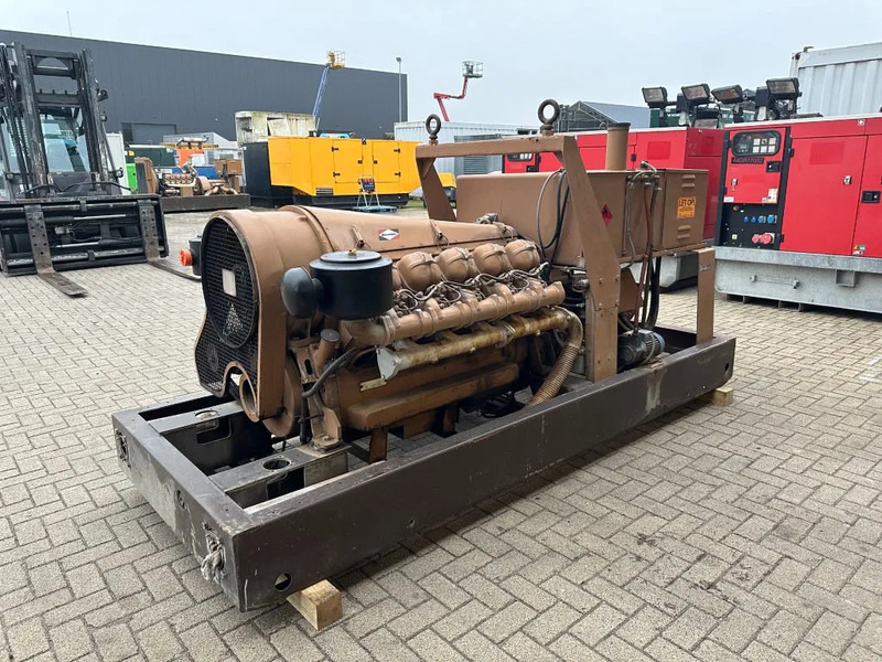 Groupe électrogène Alsthom V102 unelec 140 kVA generatorset ex Emergency Noodstroom Aggregaat: photos 6