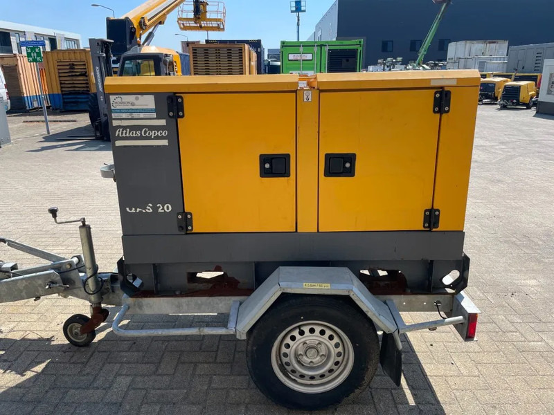 Groupe électrogène Atlas-Copco QAS 20 Kubota mobiele 20 kVA Silent Rental generatorrset Stage 3A: photos 9