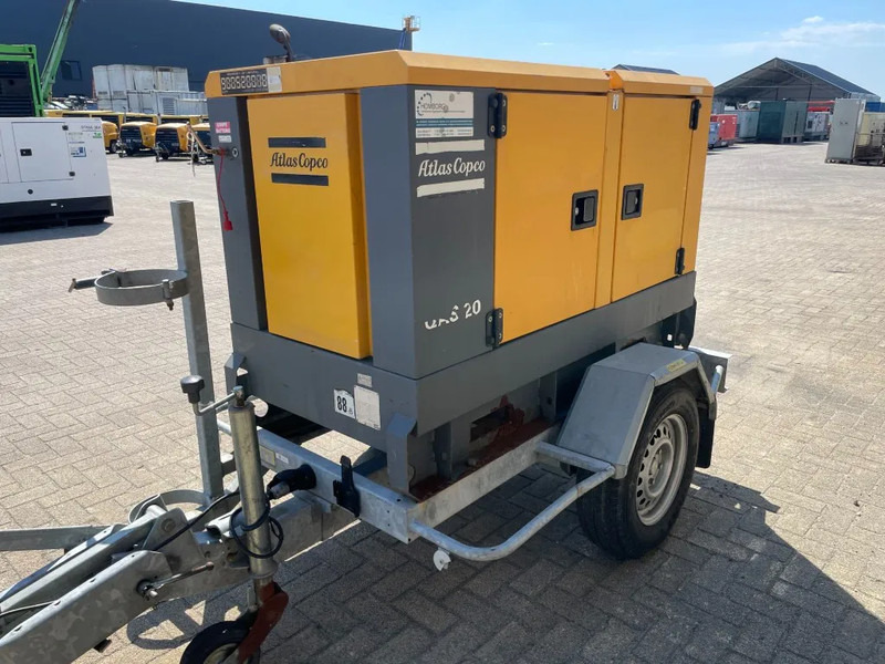 Groupe électrogène Atlas-Copco QAS 20 Kubota mobiele 20 kVA Silent Rental generatorrset Stage 3A: photos 12