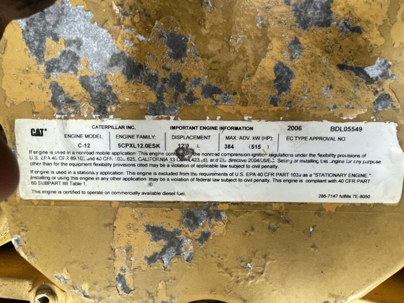 Groupe électrogène Caterpillar C12 Leroy Somer 400 kVA Silent generatorset: photos 13