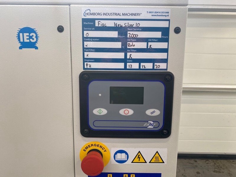 Fiac New Silver 10 Silent 7.5 kW 860 L / min 10 bar Elektrische Schroefcompressor - Compresseur d'air: photos 4 Fiac New Silver 10 Silent 7.5 kW 860 L / min 10 bar Elektrische Schroefcompressor - Compresseur d'air: photos 4