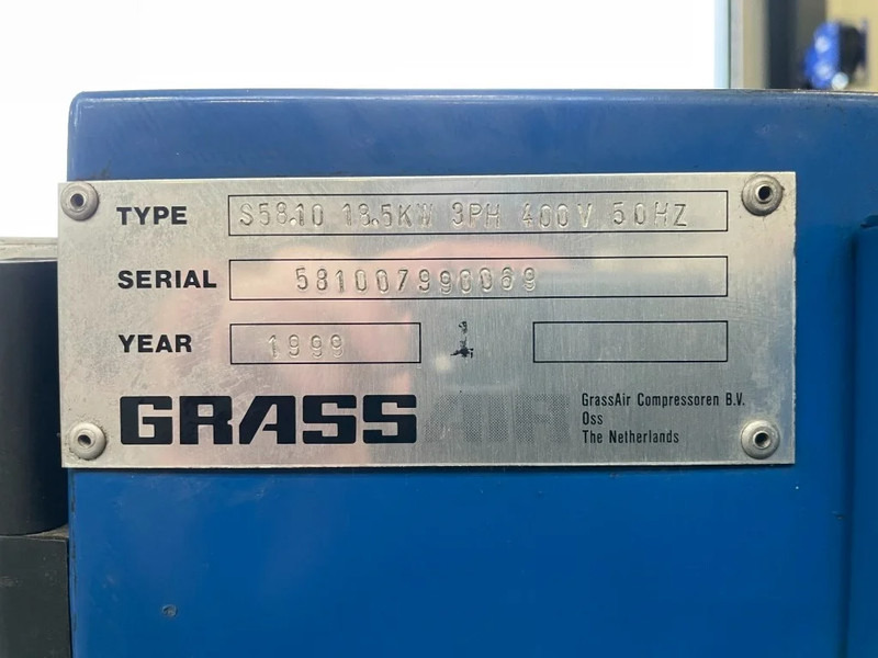 Grassair S58.10 Elektrische Schroefcompressor 18.5 kW 2500 L / min 10 Bar - Compresseur d'air: photos 4 Grassair S58.10 Elektrische Schroefcompressor 18.5 kW 2500 L / min 10 Bar - Compresseur d'air: photos 4