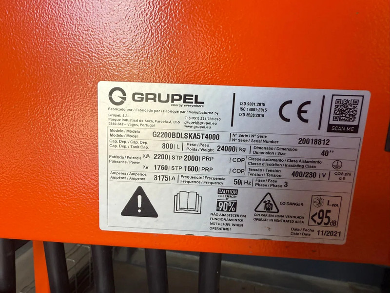 Grupel Baudouin 2200 kVA Silent generatorset in 40 ft container Overstock New ! - Groupe électrogène: photos 3 Grupel Baudouin 2200 kVA Silent generatorset in 40 ft container Overstock New ! - Groupe électrogène: photos 3