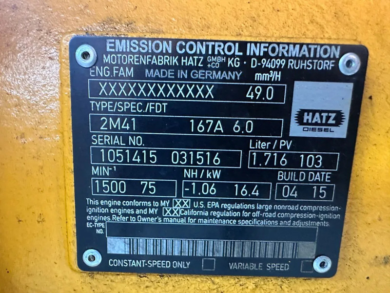 Hatz 2M41 15 kVA generatorset - Groupe électrogène: photos 3 Hatz 2M41 15 kVA generatorset - Groupe électrogène: photos 3