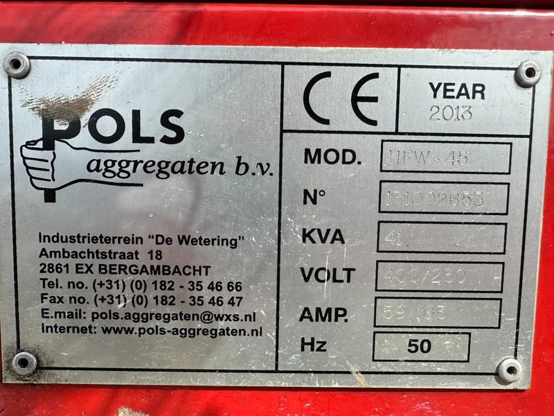 Himoinsa HFW 45 Iveco FPT Mecc Alte Spa 45 kVA Silent generatorset - Groupe électrogène: photos 5 Himoinsa HFW 45 Iveco FPT Mecc Alte Spa 45 kVA Silent generatorset - Groupe électrogène: photos 5