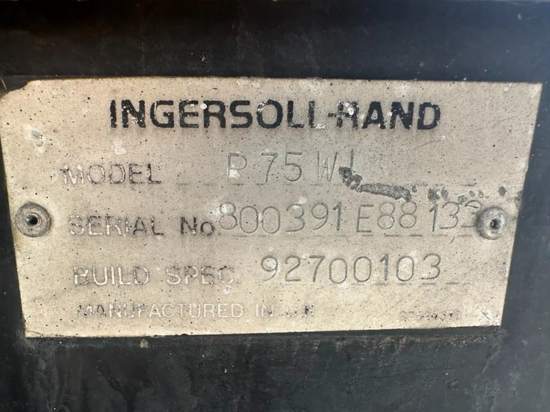 Ingersoll Rand P75W Lombardini 2.1 m3 / min 7 Bar Diesel Compressor - Compresseur d'air: photos 2 Ingersoll Rand P75W Lombardini 2.1 m3 / min 7 Bar Diesel Compressor - Compresseur d'air: photos 2