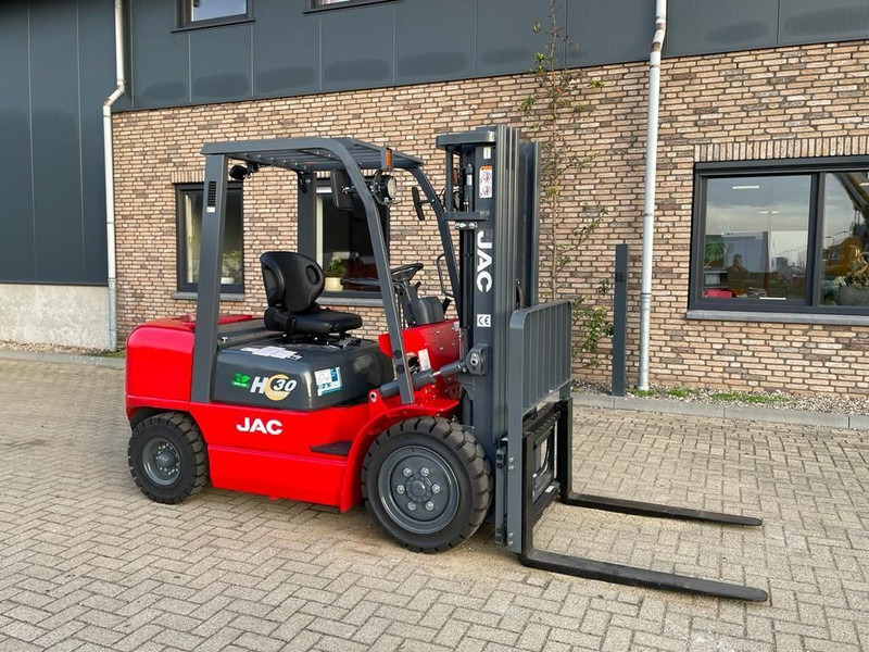 Chariot élévateur diesel neuf Isuzu JAC CPCD30 3 ton Triplex Freelift Sideshift Diesel Heftruck New !: photos 15