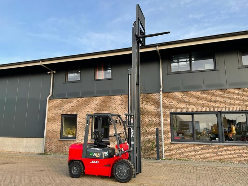 Chariot élévateur diesel neuf Isuzu JAC CPCD30 3 ton Triplex Freelift Sideshift Diesel Heftruck New !: photos 19