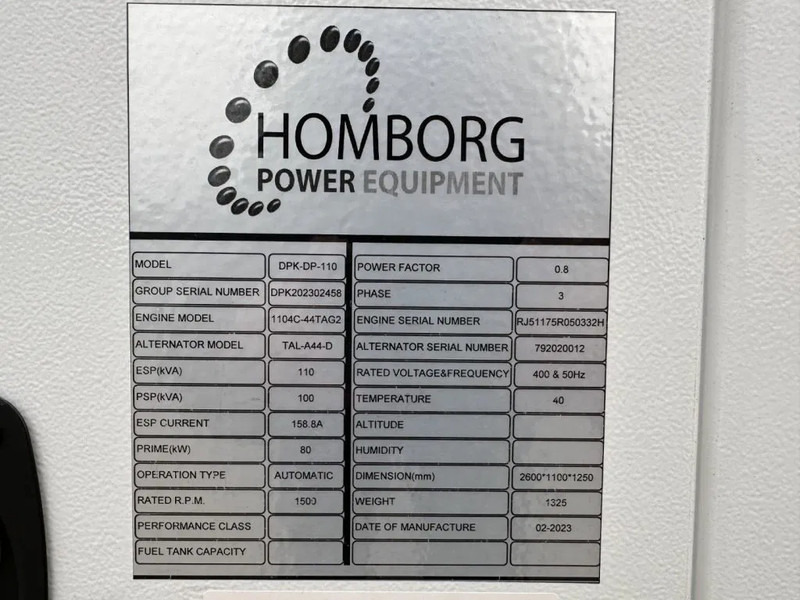 Perkins 1104C-44TAG2 Leroy Somer 110 kVA Silent generatorset LOADSHARING / SYNCHRONISING TO GRID - Groupe électrogène: photos 5 Perkins 1104C-44TAG2 Leroy Somer 110 kVA Silent generatorset LOADSHARING / SYNCHRONISING TO GRID - Groupe électrogène: photos 5
