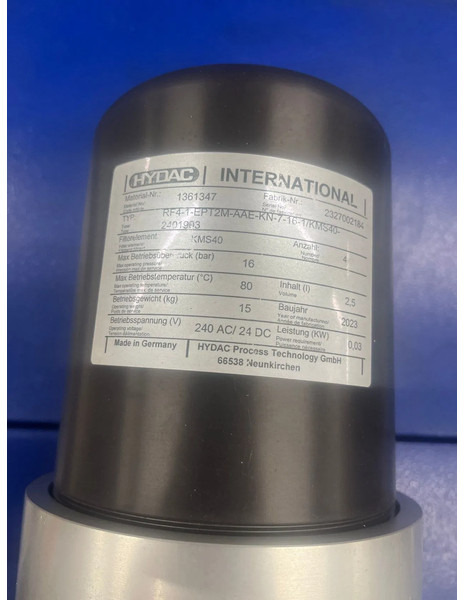 Pièces de rechange neuf Hydac autofilt RF4: photos 9
