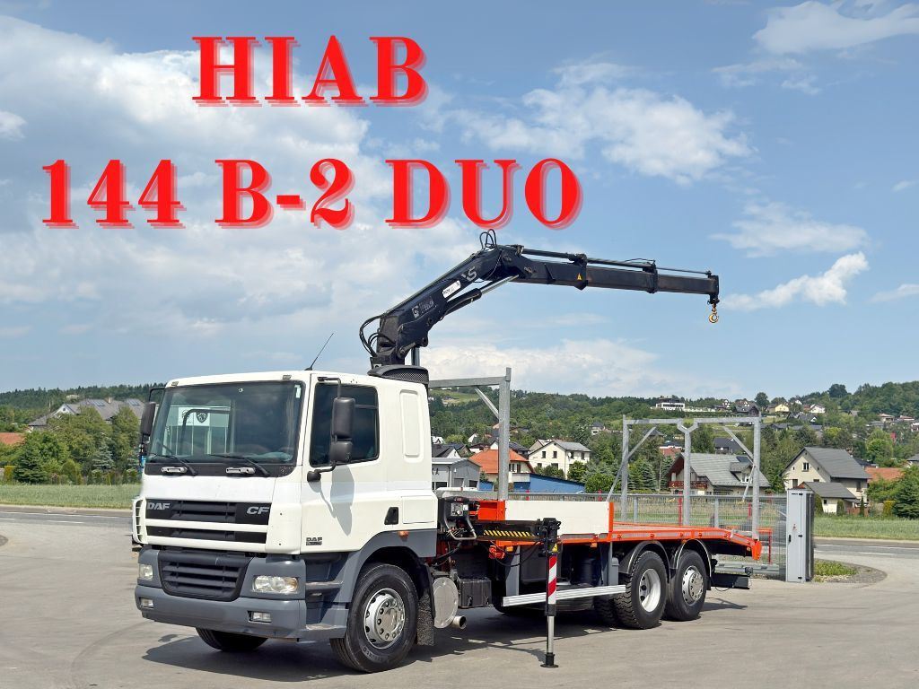 DAF CF 85.380*ABSCHLEPPWAGEN 7,20m+ HIAB 144 B-2 DUO - Remorqueuse: photos 1 DAF CF 85.380*ABSCHLEPPWAGEN 7,20m+ HIAB 144 B-2 DUO - Remorqueuse: photos 1