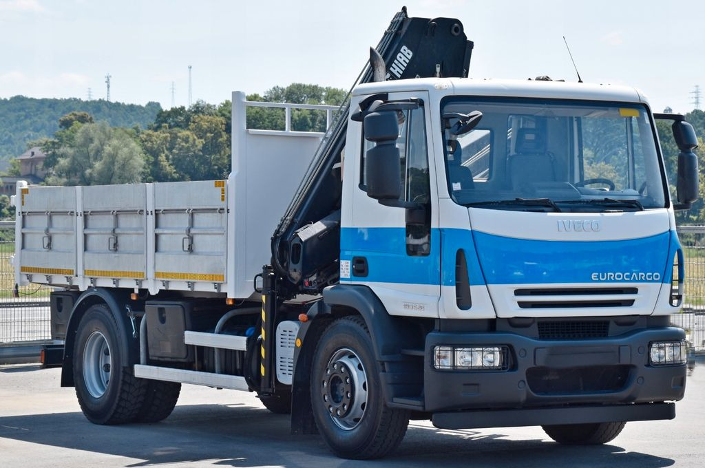 Iveco Eurocargo 180E28 *HIAB 122 B-2 DUO* TOPZUSTAND - Camion grue, Camion benne: photos 4 Iveco Eurocargo 180E28 *HIAB 122 B-2 DUO* TOPZUSTAND - Camion grue, Camion benne: photos 4