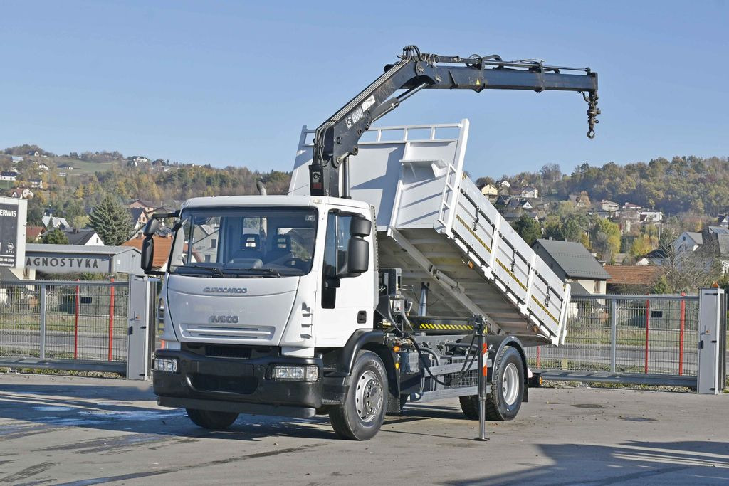 Iveco Eurocargo 180E28 *HIAB 122 B-2 DUO* TOPZUSTAND - Camion benne, Camion grue: photos 2 Iveco Eurocargo 180E28 *HIAB 122 B-2 DUO* TOPZUSTAND - Camion benne, Camion grue: photos 2