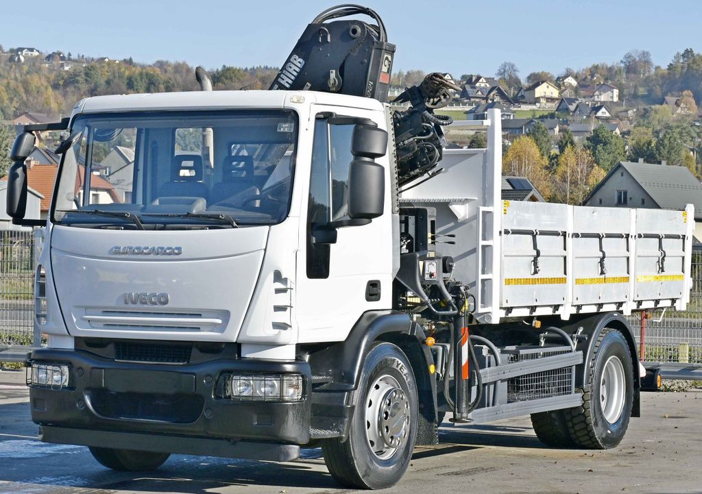 Iveco Eurocargo 180E28 *HIAB 122 B-2 DUO* TOPZUSTAND - Camion benne, Camion grue: photos 4 Iveco Eurocargo 180E28 *HIAB 122 B-2 DUO* TOPZUSTAND - Camion benne, Camion grue: photos 4