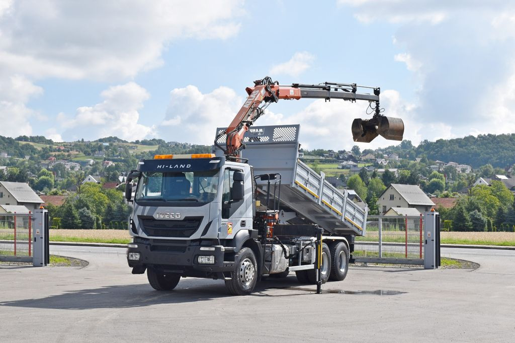 Iveco TRAKKER 410*Kipper 5,20m*ATLAS 165.2E * FUNK/6x4 - Camion benne, Camion grue: photos 2 Iveco TRAKKER 410*Kipper 5,20m*ATLAS 165.2E * FUNK/6x4 - Camion benne, Camion grue: photos 2