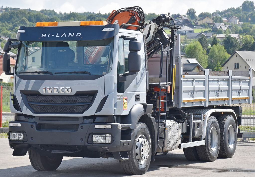 Iveco TRAKKER 410*Kipper 5,20m*ATLAS 165.2E * FUNK/6x4 - Camion benne, Camion grue: photos 4 Iveco TRAKKER 410*Kipper 5,20m*ATLAS 165.2E * FUNK/6x4 - Camion benne, Camion grue: photos 4