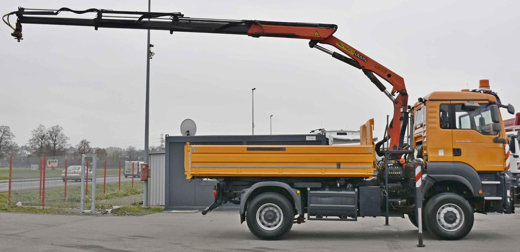 Camion grue, Camion benne MAN TGA 18.360 * PK 10501 + FUNK *4x4: photos 6