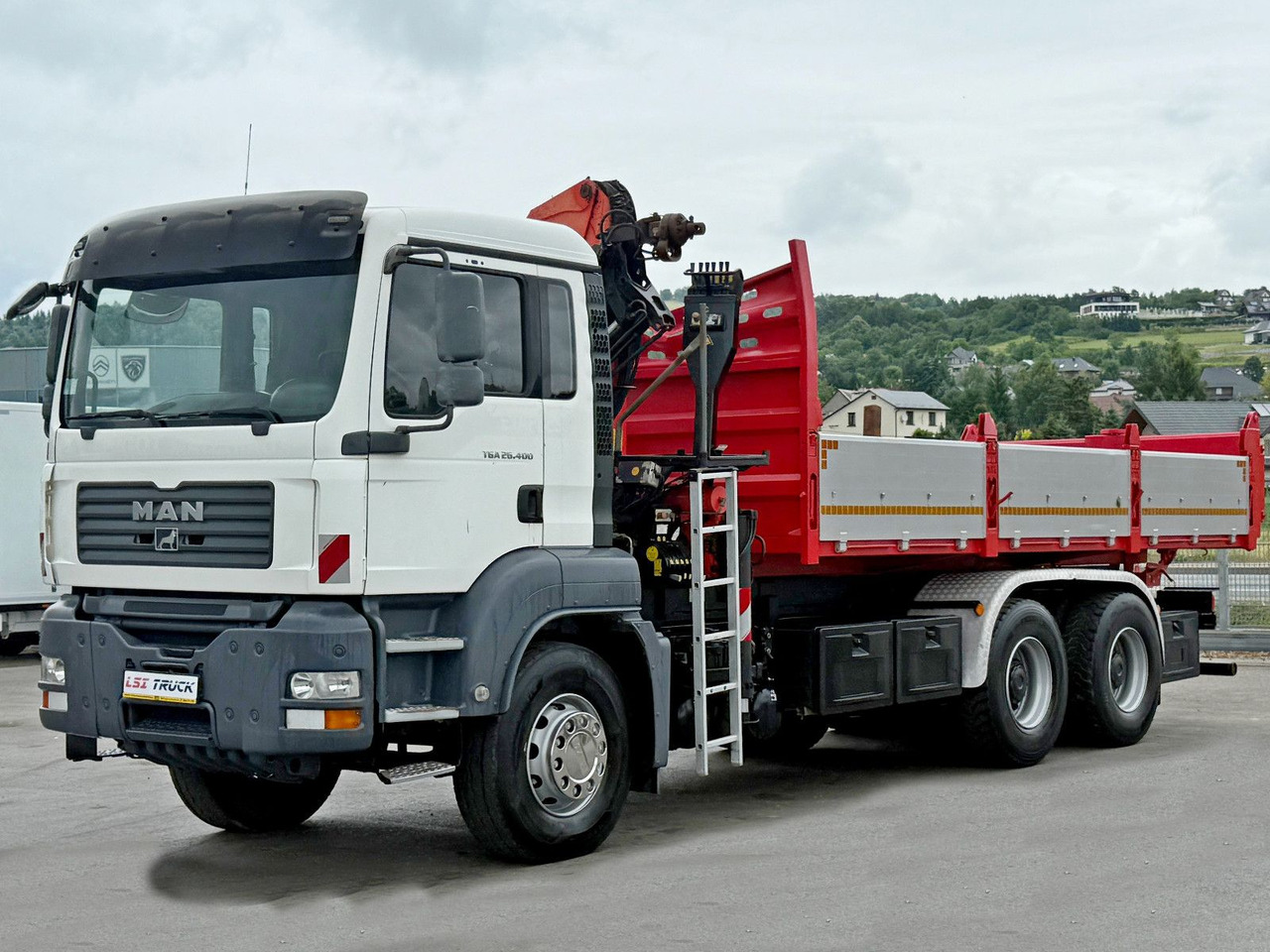 MAN TGA 26.400 * KIPPER 6,00m + PK 15500 * 6x4 * TOP - Camion benne, Camion grue: photos 4 MAN TGA 26.400 * KIPPER 6,00m + PK 15500 * 6x4 * TOP - Camion benne, Camion grue: photos 4