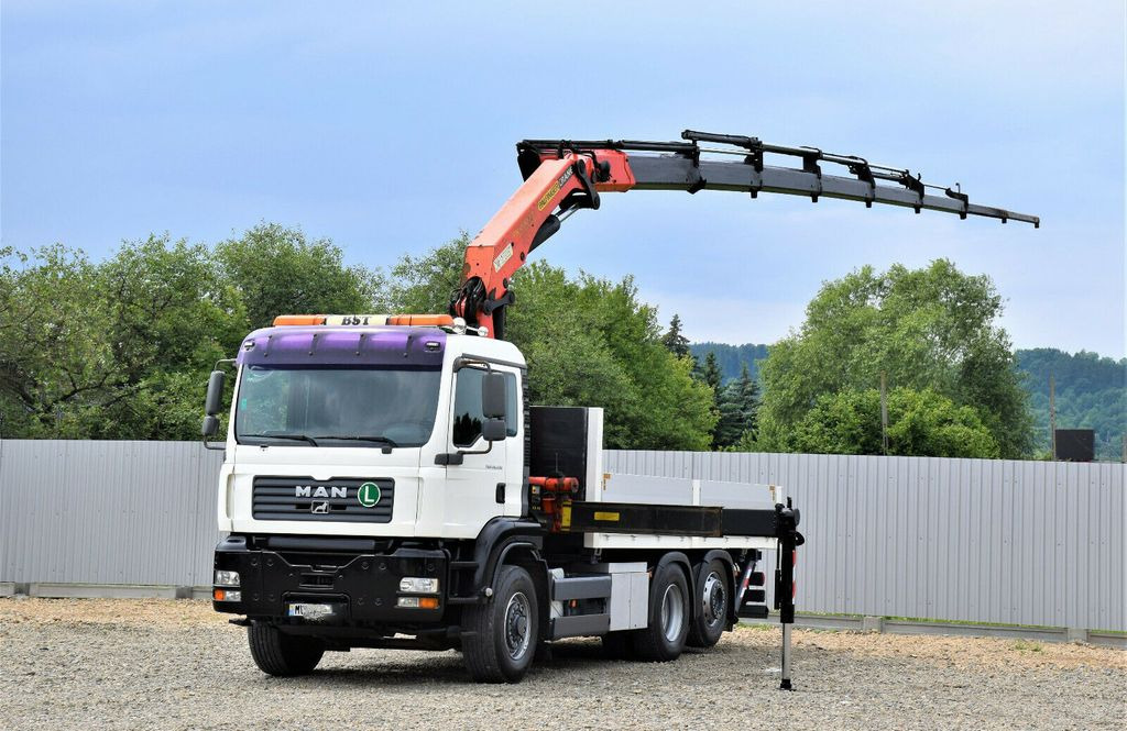 MAN TGA 26.430 Pritsche 5,50m + KRAN + FUNK/6-4H2 - Camion grue: photos 3 MAN TGA 26.430 Pritsche 5,50m + KRAN + FUNK/6-4H2 - Camion grue: photos 3
