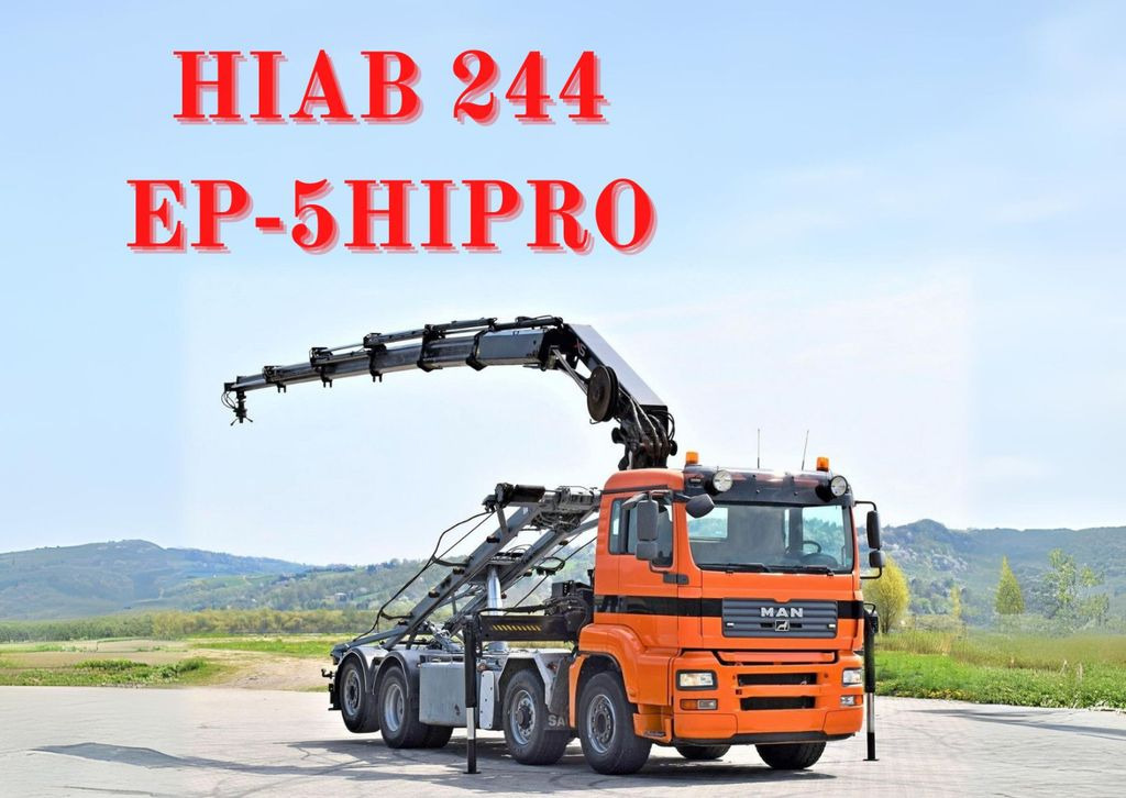 MAN TGA 35.480 Abrollkipper* KRAN/FUNK - Camion ampliroll, Camion grue: photos 1 MAN TGA 35.480 Abrollkipper* KRAN/FUNK - Camion ampliroll, Camion grue: photos 1