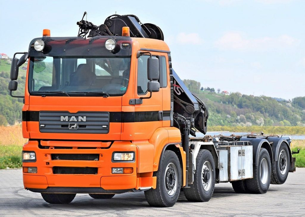 MAN TGA 35.480 Abrollkipper* KRAN/FUNK - Camion ampliroll, Camion grue: photos 4 MAN TGA 35.480 Abrollkipper* KRAN/FUNK - Camion ampliroll, Camion grue: photos 4
