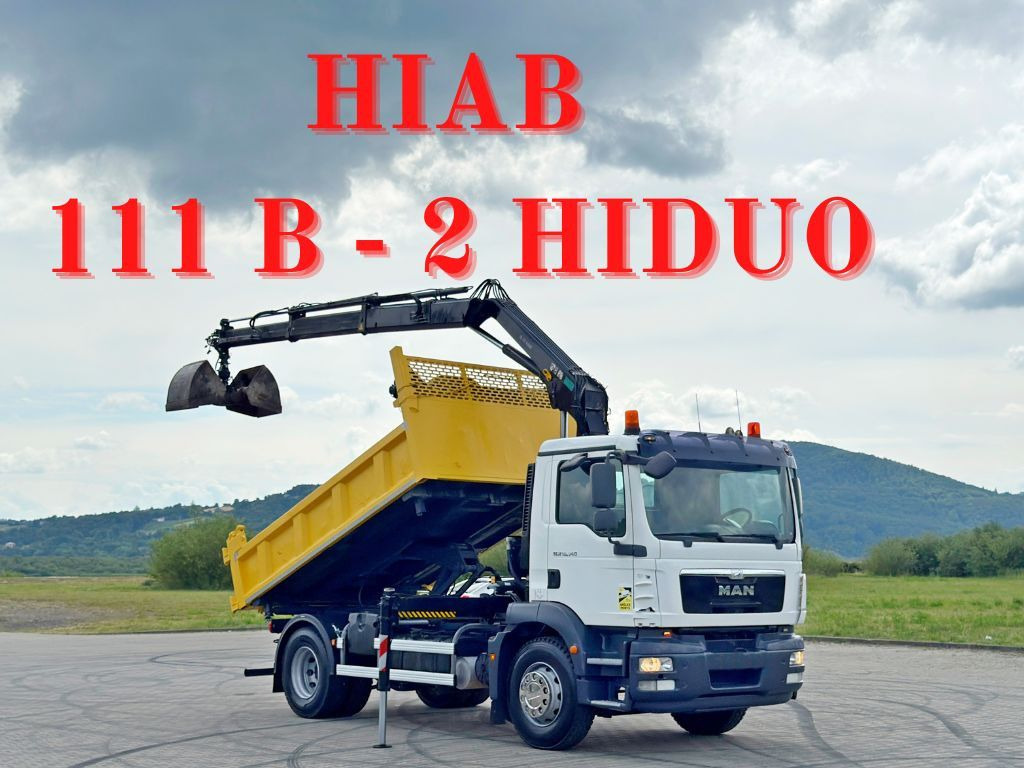 MAN TGM 18.340* KIPPER 4,05m*HIAB 111 B-2 HIDUO/FUNK - Camion grue: photos 1 MAN TGM 18.340* KIPPER 4,05m*HIAB 111 B-2 HIDUO/FUNK - Camion grue: photos 1
