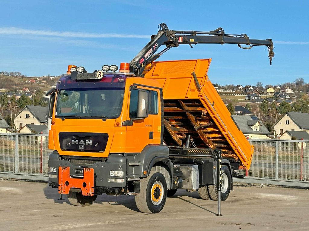 MAN TGS 18.360 * HIAB 099 E-3 HIDUO + FUNK *4x4 - Camion benne, Camion grue: photos 2 MAN TGS 18.360 * HIAB 099 E-3 HIDUO + FUNK *4x4 - Camion benne, Camion grue: photos 2