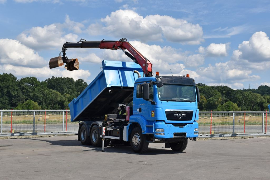 MAN TGS 26.400 Kipper 4,60m*PK F130A.22 + FUNK/6x4 - Camion benne, Camion grue: photos 2 MAN TGS 26.400 Kipper 4,60m*PK F130A.22 + FUNK/6x4 - Camion benne, Camion grue: photos 2
