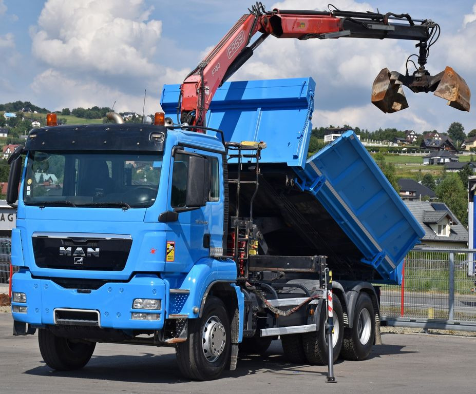 MAN TGS 26.400 Kipper 4,60m*PK F130A.22 + FUNK/6x4 - Camion benne, Camion grue: photos 3 MAN TGS 26.400 Kipper 4,60m*PK F130A.22 + FUNK/6x4 - Camion benne, Camion grue: photos 3