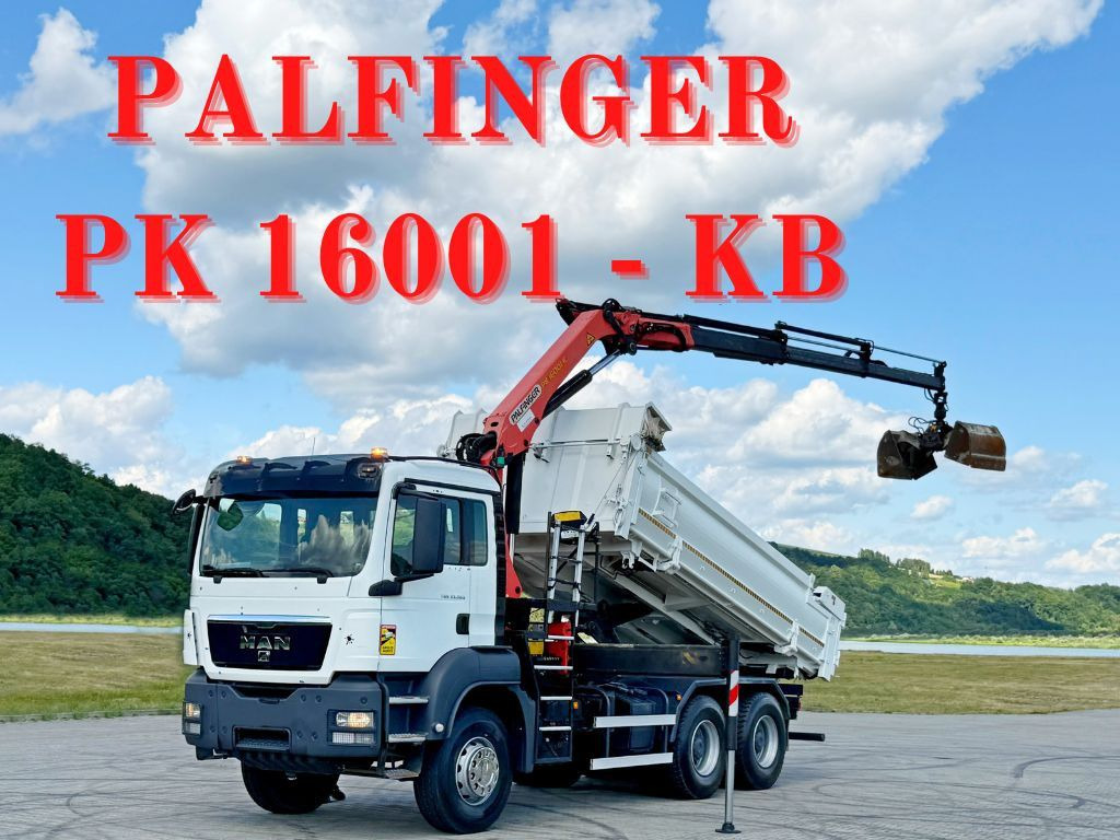 MAN TGS 33.360 * PK 16001 - KB + FUNK * 6x4 - Camion grue: photos 1 MAN TGS 33.360 * PK 16001 - KB + FUNK * 6x4 - Camion grue: photos 1