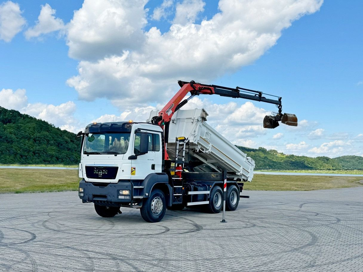MAN TGS 33.360 * PK 16001 - KB + FUNK * 6x4 - Camion grue: photos 2 MAN TGS 33.360 * PK 16001 - KB + FUNK * 6x4 - Camion grue: photos 2