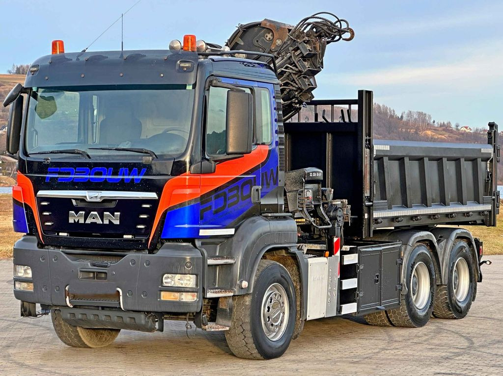 MAN TGS 33.480 * HIAB 288 EP - 4 HIDUO/ FUNK * 6x4 - Camion benne, Camion grue: photos 4 MAN TGS 33.480 * HIAB 288 EP - 4 HIDUO/ FUNK * 6x4 - Camion benne, Camion grue: photos 4