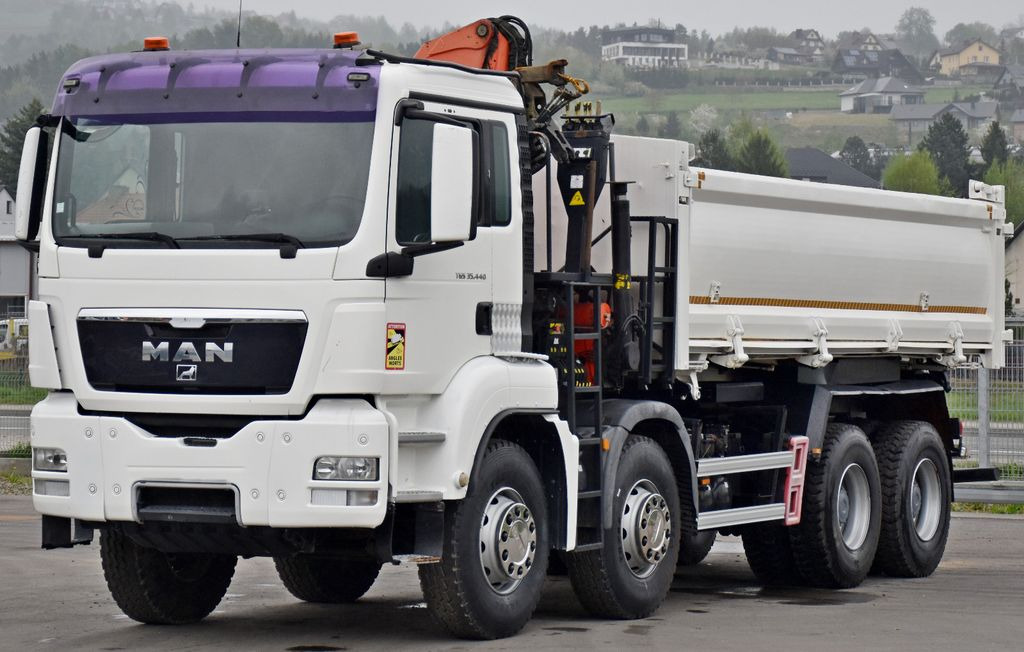 MAN TGS 35.440 * KIPPER 5,80m + KRAN * TOPZUSTAND - Camion grue, Camion benne: photos 5 MAN TGS 35.440 * KIPPER 5,80m + KRAN * TOPZUSTAND - Camion grue, Camion benne: photos 5