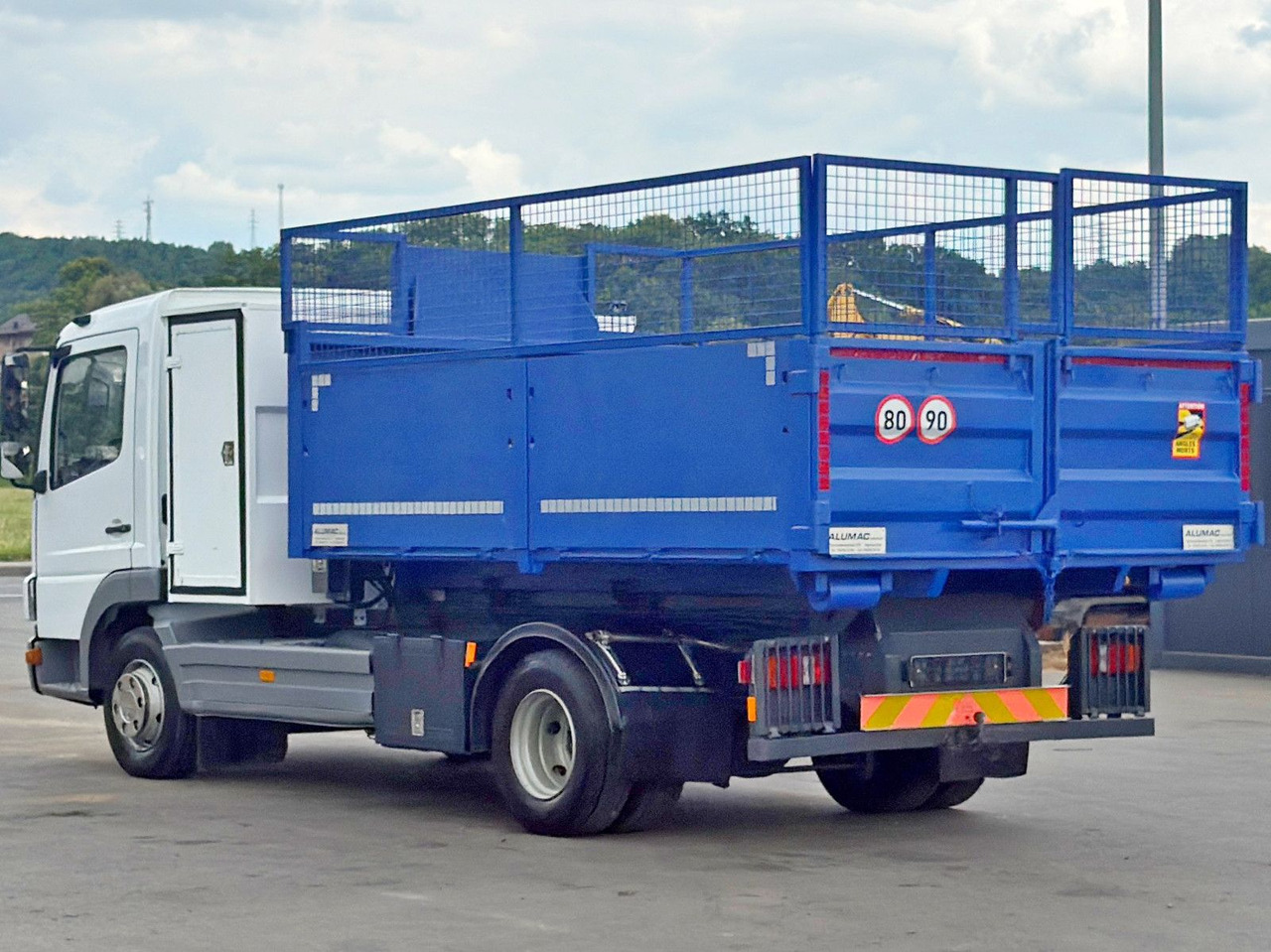 Camion ampliroll Mercedes-Benz 815 * Abrollkipper  + CONTAINER 3,68 m * TOP: photos 6
