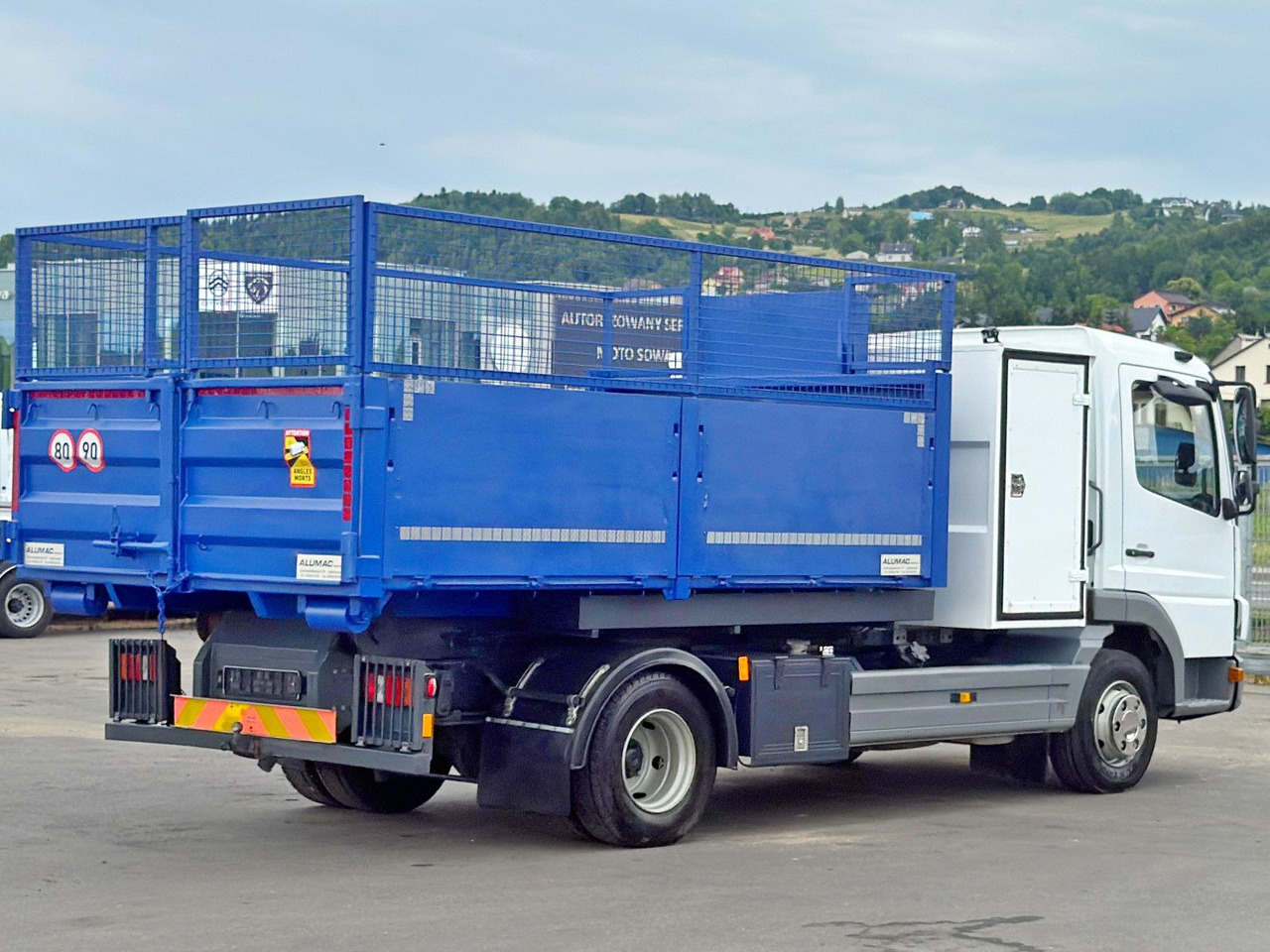 Camion ampliroll Mercedes-Benz 815 * Abrollkipper  + CONTAINER 3,68 m * TOP: photos 7