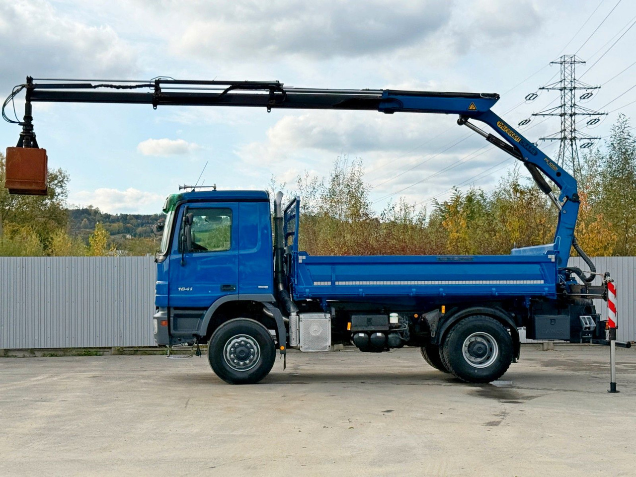 Mercedes-Benz ACTROS 1841 * PK 10501 + FUNK * TOP * 4x4 - Camion benne, Camion grue: photos 5 Mercedes-Benz ACTROS 1841 * PK 10501 + FUNK * TOP * 4x4 - Camion benne, Camion grue: photos 5