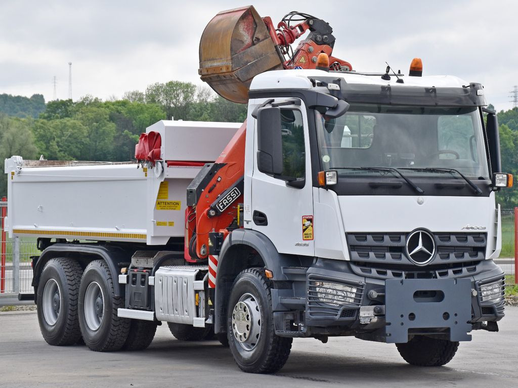 Mercedes-Benz AROCS 2635* FASSI F165AZ.0.22 + FUNK * 6x4 - Camion grue, Camion benne: photos 4 Mercedes-Benz AROCS 2635* FASSI F165AZ.0.22 + FUNK * 6x4 - Camion grue, Camion benne: photos 4