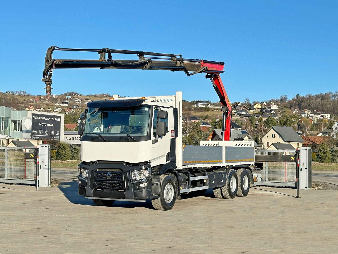 Renault C 380 *PRITSCHE 6,80m * PK 18002-EH C + FUNK*6x4 - Camion grue: photos 2 Renault C 380 *PRITSCHE 6,80m * PK 18002-EH C + FUNK*6x4 - Camion grue: photos 2