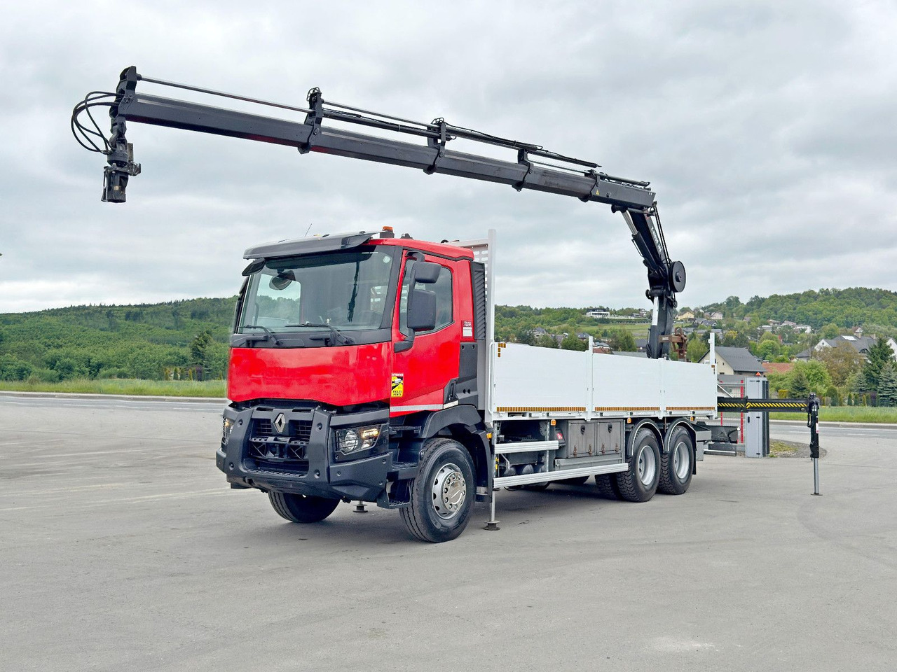 Renault C 430 *HIAB X - HIDUO 188 ES - 4 + FUNK * 6x4 - Camion grue: photos 2 Renault C 430 *HIAB X - HIDUO 188 ES - 4 + FUNK * 6x4 - Camion grue: photos 2