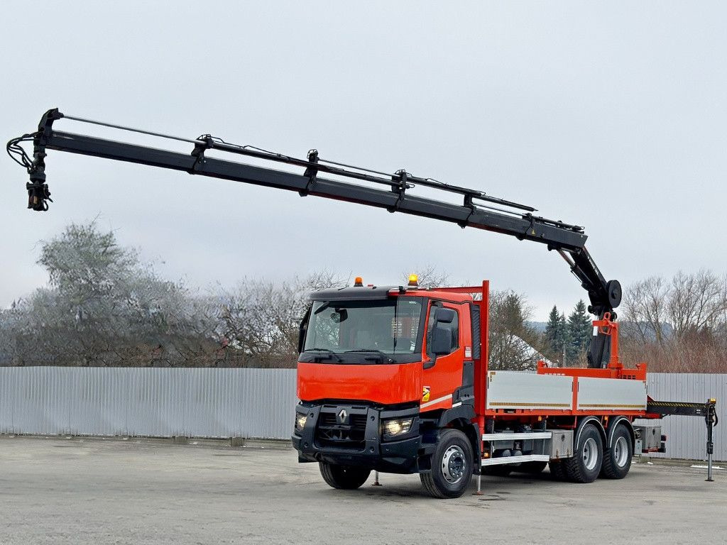 Renault C 430 *HIAB X - HIPRO 188 ES - 5 + FUNK* 6x4 - Camion grue: photos 2 Renault C 430 *HIAB X - HIPRO 188 ES - 5 + FUNK* 6x4 - Camion grue: photos 2