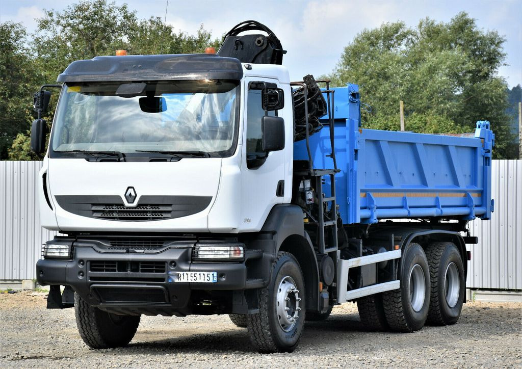 Renault KERAX 370 DXI* HIAB 122B-3 HIDUO/FUNK * 6x4 - Camion grue, Camion benne: photos 5 Renault KERAX 370 DXI* HIAB 122B-3 HIDUO/FUNK * 6x4 - Camion grue, Camion benne: photos 5