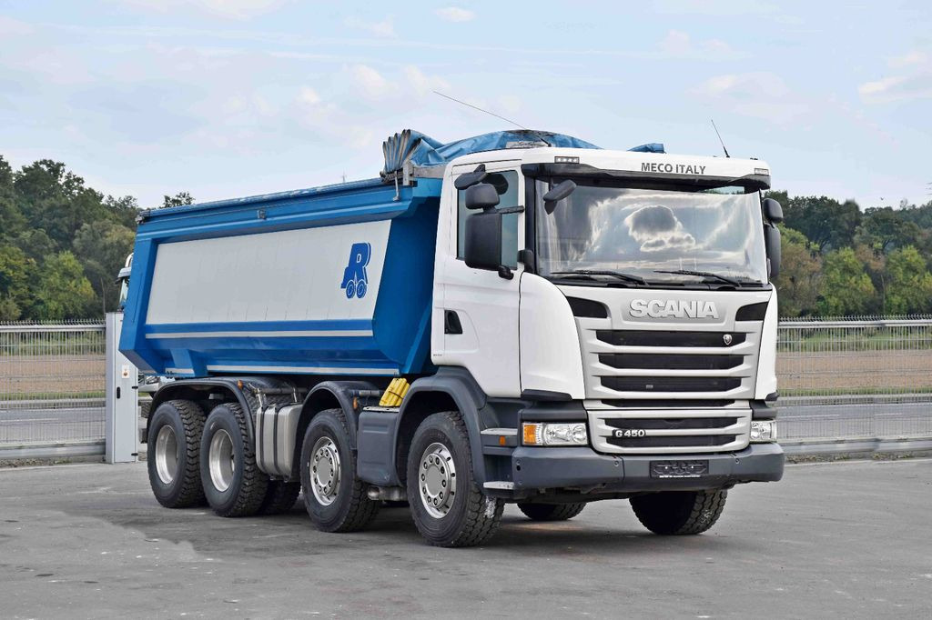 Scania G 450 * Kipper * TOPZUSTAND / 8x4 - Camion benne: photos 2 Scania G 450 * Kipper * TOPZUSTAND / 8x4 - Camion benne: photos 2